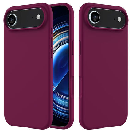 Solid Color Silicone Phone Case, For iPhone Air, For iPhone 16 Pro Max