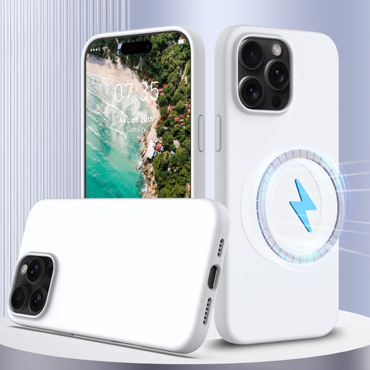 Shockproof Silicone Magsafe Phone Case, For iPhone 16 Pro, For iPhone 16 Plus