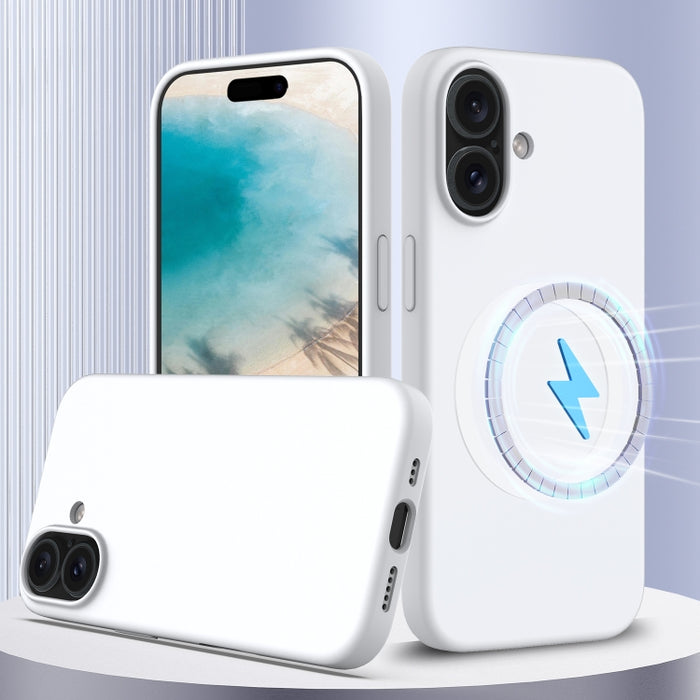 Shockproof Silicone Magsafe Phone Case, For iPhone 16, For iPhone 15 Pro Max