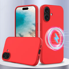 Shockproof Silicone Magsafe Phone Case, For iPhone 16, For iPhone 15 Pro Max