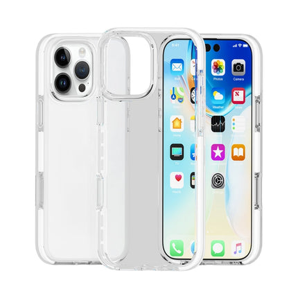 Two-color Shockproof High Transparency TPU Phone Case, For iPhone 17 Pro Max, For iPhone 17 Pro, For iPhone 17, For iPhone Air, For iPhone 16 Pro Max, For iPhone 16 Pro, For iPhone 16 Plus, For iPhone 16
