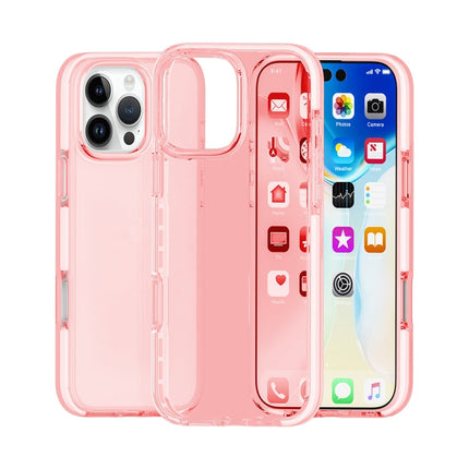 Two-color Shockproof High Transparency TPU Phone Case, For iPhone 17 Pro Max, For iPhone 17 Pro, For iPhone 17, For iPhone Air, For iPhone 16 Pro Max, For iPhone 16 Pro, For iPhone 16 Plus, For iPhone 16