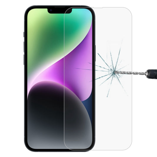 0.26mm 9H 2.5D High Aluminum Tempered Glass Film, For iPhone 14 Plus, For iPhone 15 Plus / 15 Pro Max, For iPhone 15 / 15 Pro, For iPhone 14 Pro, For iPhone 14 Pro Max, For iPhone 13 / 13 Pro, For iPhone 13 mini, For iPhone 12 Pro Max