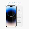 50pcs 0.26mm 9H 2.5D High Aluminum Tempered Glass Film, For iPhone 15 Plus / 15 Pro Max, For iPhone 14 Plus, For iPhone 14, For iPhone 15 / 15 Pro, For iPhone 14 Pro, For iPhone 14 Pro Max, For iPhone 13 Pro Max, For iPhone 13 / 13 Pro, For iPhone 13 mini