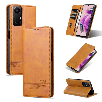AZNS Magnetic Calf Texture Flip Leather Phone Case