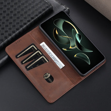 AZNS Magnetic Calf Texture Flip Leather Phone Case