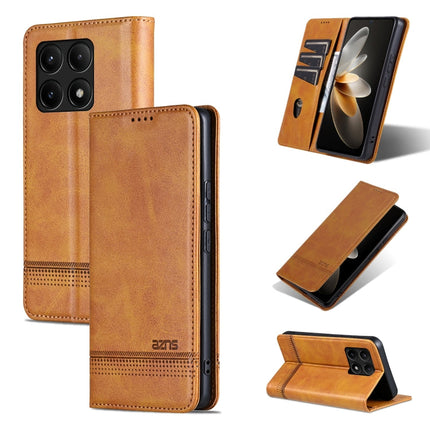 AZNS Magnetic Calf Texture Flip Leather Phone Case