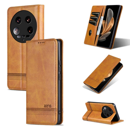 AZNS Magnetic Calf Texture Flip Leather Phone Case