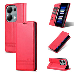 AZNS Magnetic Calf Texture Flip Leather Phone Case
