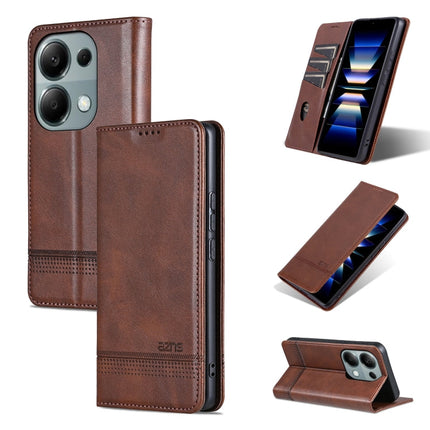 AZNS Magnetic Calf Texture Flip Leather Phone Case
