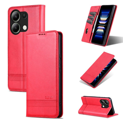 AZNS Magnetic Calf Texture Flip Leather Phone Case