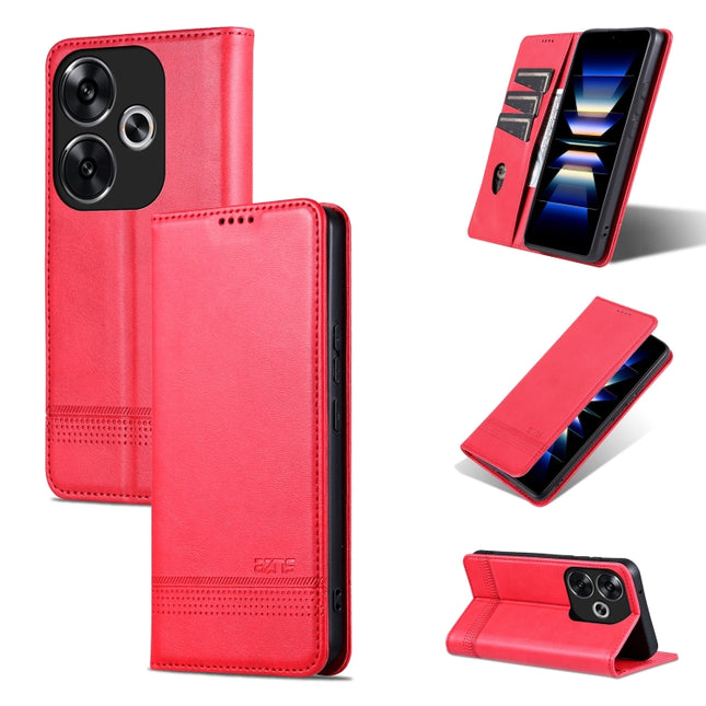 AZNS Magnetic Calf Texture Flip Leather Phone Case