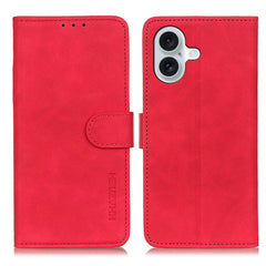 KHAZNEH Retro Texture Leather Phone Case, For iPhone 16 Pro Max, For iPhone 16 Pro, For iPhone 16 Plus, For iPhone 16, iPhone 16e, For iPhone 15 Pro Max