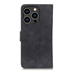 KHAZNEH Retro Texture Leather Phone Case, For iPhone 16 Pro Max, For iPhone 16 Pro, For iPhone 16 Plus, For iPhone 16, iPhone 16e, For iPhone 15 Pro Max