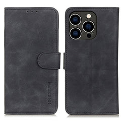KHAZNEH Retro Texture Leather Phone Case, For iPhone 16 Pro Max, For iPhone 16 Pro, For iPhone 16 Plus, For iPhone 16, iPhone 16e, For iPhone 15 Pro Max