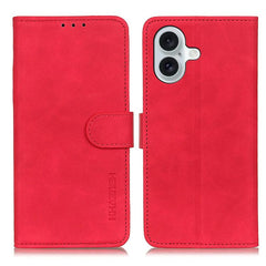 KHAZNEH Retro Texture Leather Phone Case, For iPhone 17 Pro Max, For iPhone 17 Pro, For iPhone 17, For iPhone 17 Air, iPhone 16e, For iPhone 16 Pro Max