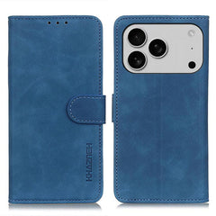 KHAZNEH Retro Texture Leather Phone Case, For iPhone 17 Pro Max, For iPhone 17 Pro, For iPhone 17, For iPhone 17 Air, iPhone 16e, For iPhone 16 Pro Max