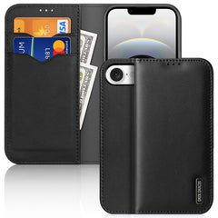 DUX DUCIS Hivo Series Cowhide + PU + TPU Flip Phone Case, For iPhone 17 Pro Max, For iPhone 17 Pro, For iPhone 17, For iPhone 17 Air, iPhone 16e, For iPhone 16 Pro Max, For iPhone 16 Pro, For iPhone 16, For iPhone 15 Pro Max, For iPhone 15 Pro���������...
