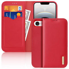 DUX DUCIS Hivo Series Cowhide + PU + TPU Flip Phone Case, For iPhone 17 Pro Max, For iPhone 17 Pro, For iPhone 17, For iPhone 17 Air, iPhone 16e, For iPhone 16 Pro Max, For iPhone 16 Pro, For iPhone 16, For iPhone 15 Pro Max, For iPhone 15 Pro���������...