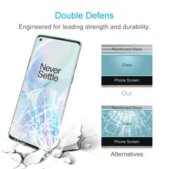 Half-screen Transparent Tempered Glass Film, For OnePlus 8, For OnePlus 8 Pro (1 PC)