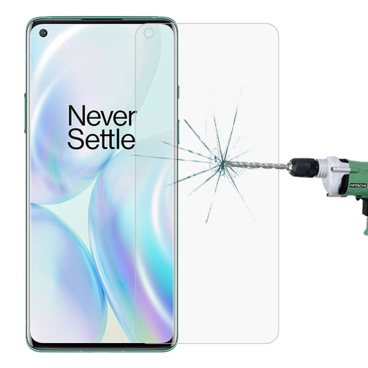 Half-screen Transparent Tempered Glass Film, For OnePlus 8, For OnePlus 8 Pro (1 PC)