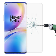 Half-screen Transparent Tempered Glass Film, For OnePlus 8, For OnePlus 8 Pro (1 PC)