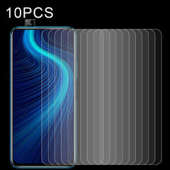 10 PCS Half-screen Transparent Tempered Glass Film