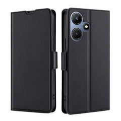 Ultra-thin Voltage Side Buckle Horizontal Flip Leather Phone Case