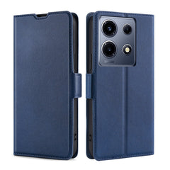 Ultra-thin Voltage Side Buckle Horizontal Flip Leather Phone Case