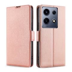 Ultra-thin Voltage Side Buckle Horizontal Flip Leather Phone Case