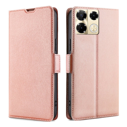 Ultra-thin Voltage Side Buckle Horizontal Flip Leather Phone Case, For Infinix Zero 40 4G, For Infinix Note 40 5G, For Infinix Note 40 Pro 4G, For Infinix Note 40 Pro 5G, For Infinix Note 40 4G, For Infinix Hot 40i