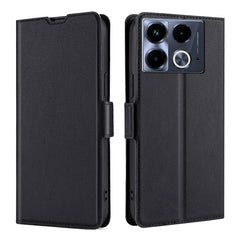 Ultra-thin Voltage Side Buckle Horizontal Flip Leather Phone Case