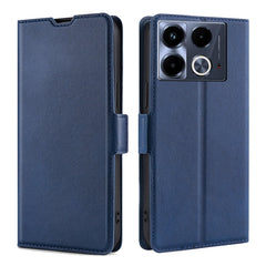Ultra-thin Voltage Side Buckle Horizontal Flip Leather Phone Case