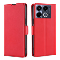 Ultra-thin Voltage Side Buckle Horizontal Flip Leather Phone Case