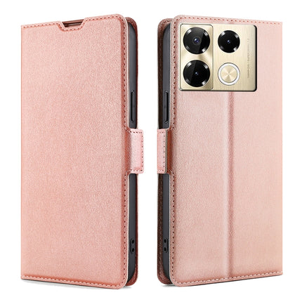 Ultra-thin Voltage Side Buckle Horizontal Flip Leather Phone Case, For Infinix Zero 40 4G, For Infinix Note 40 5G, For Infinix Note 40 Pro 4G, For Infinix Note 40 Pro 5G, For Infinix Note 40 4G, For Infinix Hot 40i