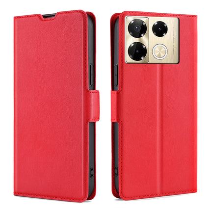 Ultra-thin Voltage Side Buckle Horizontal Flip Leather Phone Case, For Infinix Zero 40 4G, For Infinix Note 40 5G, For Infinix Note 40 Pro 4G, For Infinix Note 40 Pro 5G, For Infinix Note 40 4G, For Infinix Hot 40i