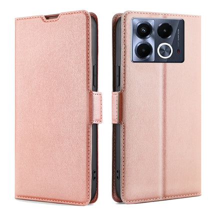 Ultra-thin Voltage Side Buckle Horizontal Flip Leather Phone Case, For Infinix Zero 40 4G, For Infinix Note 40 5G, For Infinix Note 40 Pro 4G, For Infinix Note 40 Pro 5G, For Infinix Note 40 4G, For Infinix Hot 40i