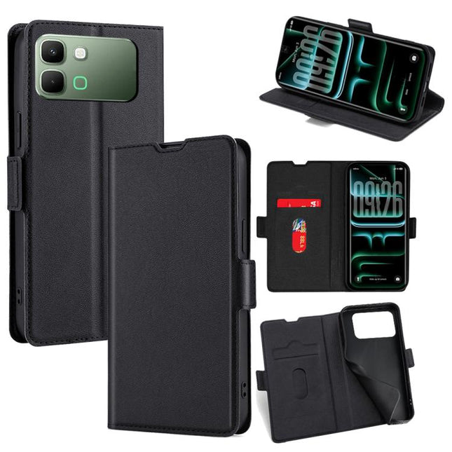 Ultra-thin Voltage Side Buckle Horizontal Flip Leather Phone Case, For Infinix Note Edge 5G, For Infinix Smart 20 4G, For Infinix Note 60 5G, For Infinix Hot 60 5G, For Infinix Hot 60 Pro+ 4G, For Infinix Smart 10 4G