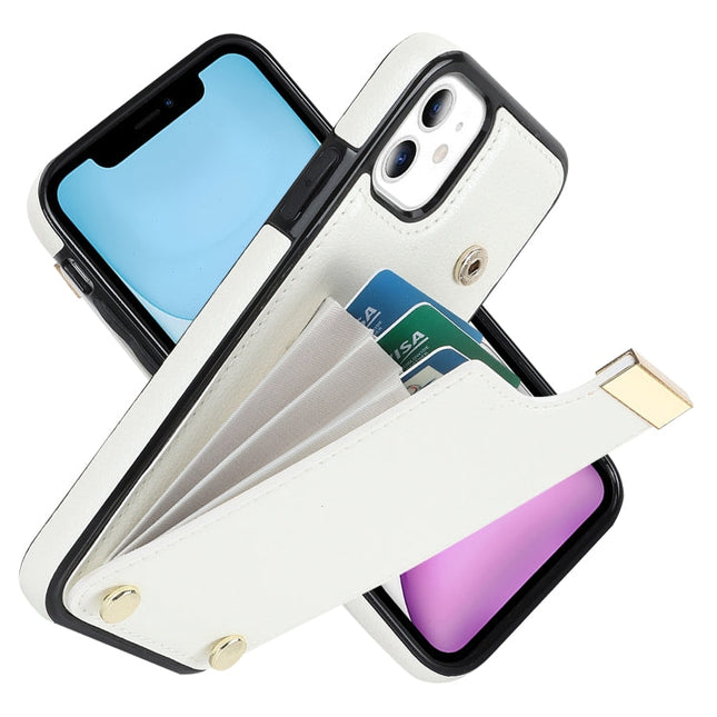Metal Buckle Card Slots Phone Case, For iPhone 11, For iPhone 11 Pro, For iPhone XS Max, For iPhone 8 Plus / 7 Plus