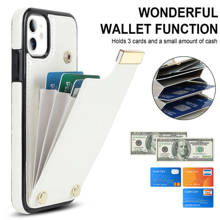 Metal Buckle Card Slots Phone Case, For iPhone 11, For iPhone 11 Pro, For iPhone XS Max, For iPhone 8 Plus / 7 Plus