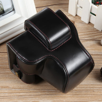 Full Body Magnetic Leather Camera Case Bag with Strap, Deluxe Edition