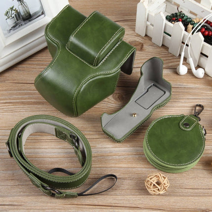 Full Body Magnetic Leather Camera Case Bag with Strap, Deluxe Edition