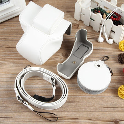 Full Body Magnetic Leather Camera Case Bag with Strap, Deluxe Edition