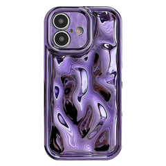 Electroplating Meteorite Texture TPU Phone Case, For iPhone 16 Pro Max, For iPhone 16 Pro, For iPhone 16 Plus, For iPhone 16, For iPhone 15 Pro Max, For iPhone 15 Pro