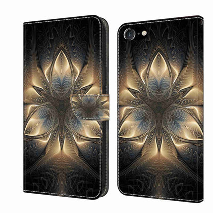 Crystal 3D Shockproof Protective Leather Phone Case, For iPhone 6 / 7