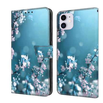 Crystal 3D Shockproof Protective Leather Phone Case, For iPhone 11