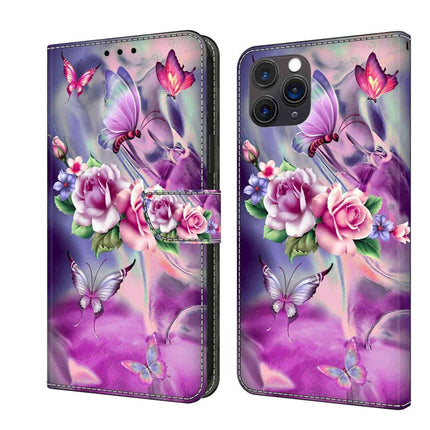 Crystal 3D Shockproof Protective Leather Phone Case, For iPhone 11 Pro Max