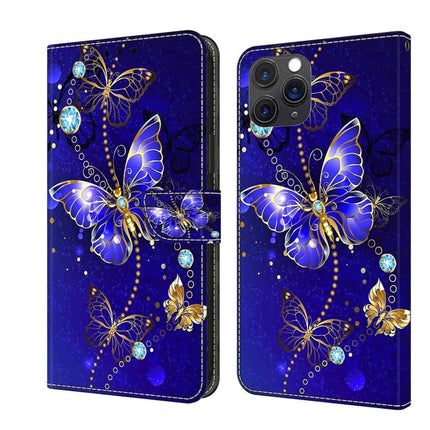 Crystal 3D Shockproof Protective Leather Phone Case, For iPhone 11 Pro Max