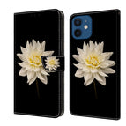 For iPhone 12 mini / 13 mini / White Flower
