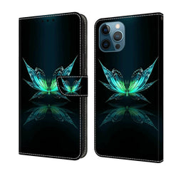 Crystal 3D Shockproof Protective Leather Phone Case